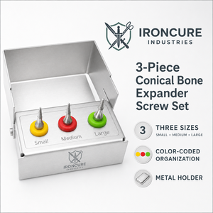 Juego de 3 Expansores de Hueso Cónicos Dentales — Pequeño, Mediano, Grande - Product Image 2