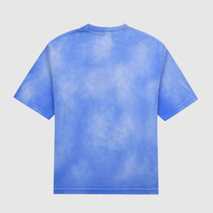 เสื้อยืดคอตตอนสีเทาขนาดใหญ่พิเศษ ลายมัดย้อม แขนสั้น คอกลม ทรงลำลอง ผ้าถัก ทรงปกติ ความยาวปกติ ลายเรียบ - Product Image 5
