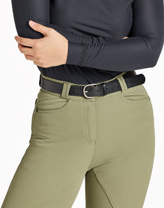 Pantalones de Montar a Caballo para Mujer, 100% Poliéster, Leggings Deportivos sin Costuras, Estilo Jodhpur, Gran Elasticidad, Pedido de Muestra en 7 Días - Product Image 4