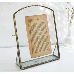 Premium Metal Glass Hanging Photo <b>Frame</b> Wall Mounted <b>Picture</b> <b>Frame</b> Modern Interior Decoration - Product Image 4