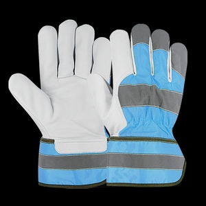 ถุงมือหนังวัวแท้ลายเกรนยอดนิยม สวมใส่สบาย สำหรับงานอุตสาหกรรม ทำสวน ป้องกันมือ และอุปกรณ์ป้องกันส่วนบุคคล - Product Image 6