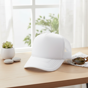 Casquette de sport unisexe haut de gamme en coton et maille à 5 panneaux, brodée, respirante, imperméable, avec œillets, effet délavé, tendance, pour le voyage, le cyclisme et la plage - Product Image 2