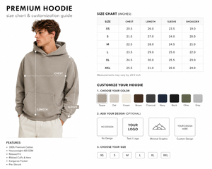 Sweat à capuche pour homme de qualité supérieure, 100% coton, lourd, simple et personnalisable, style streetwear. - Product Image 4