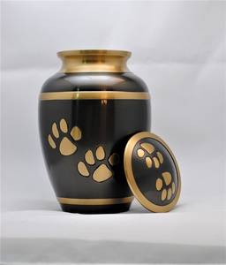 Hermosa Urna Funeraria de Latón para Recuerdo, Proveedor Mayorista, Precios Bajos, Hecho en India, Artesanía Uzair UHI-190, Personalizable - Product Image 3