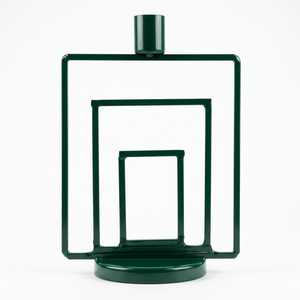 Lanterne décorative carrée moderne en fer écologique pour bougies, idéale pour la maison, Noël, Pâques, mariages et fêtes - Product Image 3