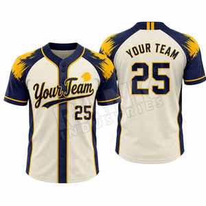 Maillots de baseball personnalisables à logo, longue durée, design tendance, en promotion - Product Image 3