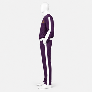 Ensemble coupe-vent unisexe personnalisable en nylon à séchage rapide, 2 pièces, veste zippée et pantalon, color block - Product Image 3