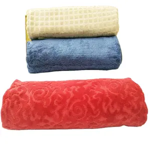 Custom Personalized SPA Women's Super Absorbent Quick Dry hand towels All season high grade VAT dye towels Exporter in India...