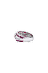 <b>Blue</b> Sapphire and Diamond <b>Ring</b> in 92.5 Sterling Silver KLSR-11916 - Product Image 6