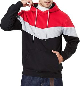 Sweat à capuche pour homme en polaire polyester/coton de haute qualité, motif uni, décontracté, hiver, séchage rapide, respirant, streetwear - Product Image 1
