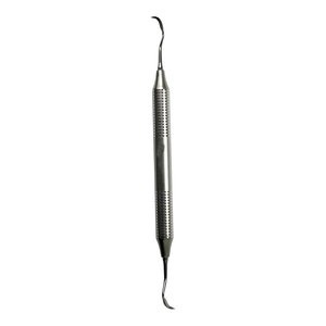 Instrument de détartrage dentaire manuel de qualité supérieure, type faucille simple face, en acier inoxydable allemand, ergonomique, pour le calcul dentaire parodontal - Product Image 5