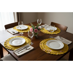 Indian Handmade Luxury Cotton <b>Placemats</b> Floral Design <b>for</b> Sofa <b>Table</b> and Dining Decor Available <b>for</b> Worldwide Supply - Product Image 3