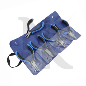 New Arrival Jewelers <b>Pliers</b> <b>Set</b> 5 Piece Jewelry Making Tools Ergonomic Handle Stainless Steel Kit for Beading Wire Wrapping - Product Image 3