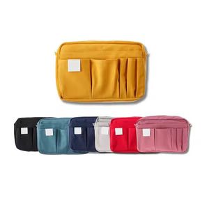 Multi Pocket Canvas Cosmetic Storage <b>Bag</b> for Women | 14 Pocket <b>Makeup</b> Organizer Travel Pouch - Product Image 3