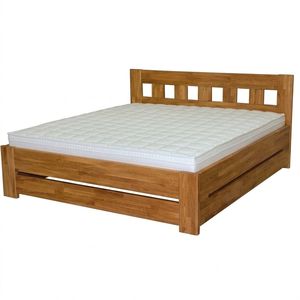 DORMITORIO PRINCIPAL DE MADERA DE TECO SÓLIDO HECHO EN INDONESIA, DISEÑO SIMPLE Y MESA DE NOCHE WT776 - Product Image 1
