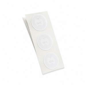 Etiqueta Adhesiva Redonda Blanca NFC con Respaldo Autoadhesivo, Etiqueta Inteligente RFID NTAG2x3 - Product Image 5