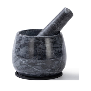 Mortero y Pilón de Mármol Natural Ecológico, Herramienta Manual para Moler en la Cocina - Product Image 4