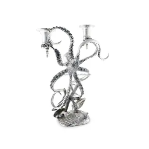 Support de bougie en fer contemporain, support de table moderne pour centre de table de mariage, hôtel, restaurant, intérieur de maison, vente en gros Zahid Export - Product Image 2