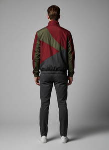 Veste coupe-vent unisexe pour homme, imperméable, coupe-vent, respirante, écologique, en tissu à mémoire de forme, patchwork, séchage rapide, streetwear - Product Image 4