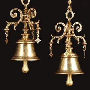 Extra Durable Brass Temple Bell Traditional Hindu Puja Bell For Temple <b>Mandir</b> And Prayer Rituals - Product Image 4