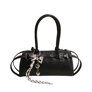 Sac à bandoulière tendance pour femme de marque, sacoche personnalisée en PU avec fermeture éclair, élégante et portable, deux poignées 16 - Product Image 1