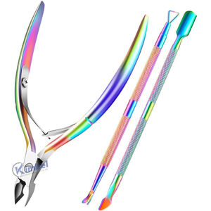 Coupe-cuticules en acier inoxydable de qualité supérieure pour manucure et pédicure, utilisation à domicile et en spa - Product Image 2