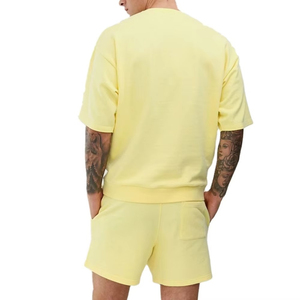 Ensemble de sport à séchage rapide pour homme, t-shirt et short de gym pour l'été, ensemble de survêtement pour les activités sportives, short et haut pour homme - Product Image 3