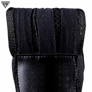 Gants d'entraînement demi-doigts en similicuir respirant avec sangle de poignet réglable pour arts martiaux, usage unisexe adulte, bandages rapides de boxe - Product Image 3