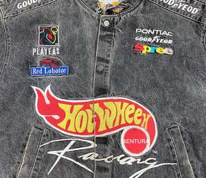 Veste de course en coton brodée à boutons, délavée à l'acide, vintage, de haute qualité, personnalisée BENTURA pour hommes - Product Image 2