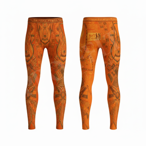 Leggings de compression haute performance OEM ODM, très élastiques, pour la course à pied, la gym, l'entraînement, le fitness, résistants, professionnels, personnalisés - Product Image 3