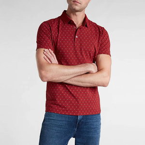 Polo de Algodón de Manga Corta con Diseño de Puntos Rojos para Hombre, Calidad Premium 2026, Informal y Transpirable - Product Image 2