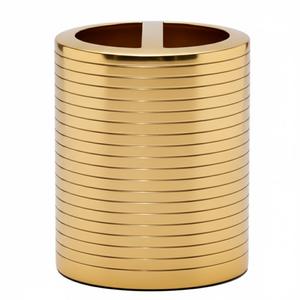 Modern Black And Gold <b>Toothbrush</b> <b>Holder</b> Bathroom Accessory For Counter Top Storage Bathroom Organizer Stand Stylish Home Decor - Product Image 3