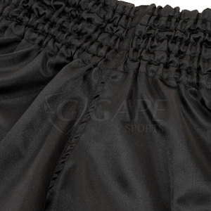 Shorts de Muay Thai unisexes pour l'entraînement professionnel, impression personnalisée sur le devant, 100% polyester, séchage rapide, légers, service OEM - Product Image 4