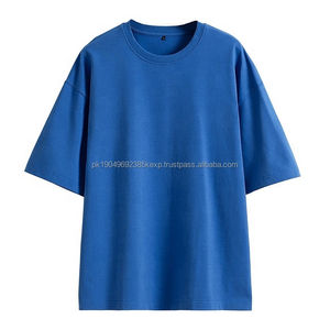 Camisetas Blancas Lisas para Hombre, Cuello Redondo, Estilo Holgado, Hombros Caídos, 100% Algodón - Product Image 5