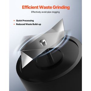 Pompe Macerator 500W avec débit de 29 GPM et pompe d'évier de toilette suspendue à tête levée de 26 pieds - Product Image 6