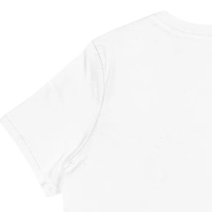 เสื้อยืดผู้หญิงพรีเมียมทรงหลวม พิมพ์ลายตัวอักษรสีน้ำเงิน ออกแบบเองได้ แขนสั้น คอกลม เนื้อผ้านุ่ม สวมใส่สบาย สไตล์ลำลองแนวสตรีท - Product Image 6