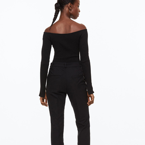 Pantalon décontracté pour femme, style simple, coupe slim, élégant, pour le bureau, streetwear - Product Image 3