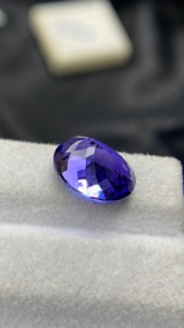 Certified Natural Top Color Tanzanite Oval Cut Stone With Excellent Color Quality Natural Zoisite 7.25 Carat Loupe Clean - Product Image 5