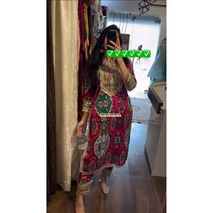 ชุดเสื้อและกางเกงพิมพ์ลายมาสลิน ไซส์ 2XL สำหรับงานปาร์ตี้ในโอกาสพิเศษของคุณ - Product Image 5