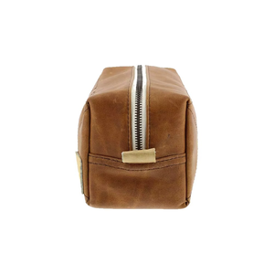 Neceser de Viaje de Cuero Genuino con Doble Cierre para Hombre, Bolsa de Cosméticos - Product Image 2