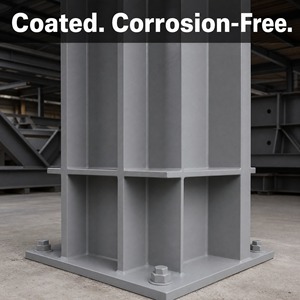 Anti Rust <b>Waterproof</b> Protective Coating For Steel Framing Water Based Low VOC Eco Friendly Structure 1K Building Metal Frame - Product Image 3