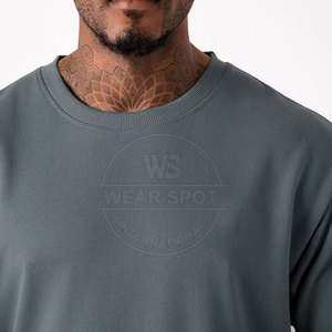 Vêtements pour hommes, vêtements décontractés, t-shirt imprimé surdimensionné, prix bas, couleur unie, 100% coton, confortable, taille plus, coupe ample - Product Image 3