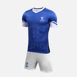 Uniforme de fútbol personalizado de alta calidad en color a elección, 100% poliéster, uniforme de equipo para logotipo personalizado - Product Image 2