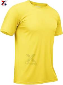 Camiseta Básica de Cuello Redondo para Hombre, Personalizada con Impresión Digital, Color Liso, Sin Marca, Tejido de Punto Suave, 100% Algodón, Corte Holgado - Product Image 4