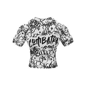 เสื้อรัดกล้ามเนื้อสำหรับกีฬา MMA แบบ Grappling ออกแบบลายพิมพ์เองได้ด้วยเทคนิค Sublimation เสื้อ Bjj Rashguard พิมพ์ลายตามสั่งสำหรับผู้ชาย OEM แบบยาว - Product Image 5