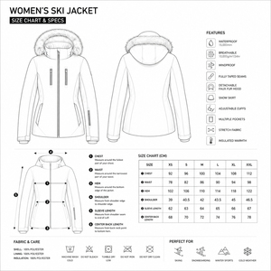 Veste de ski imperméable tendance pour femmes, vert vif, avec capuche en fourrure et ceinture ajustable, isolation synthétique, technologie Gore-Tex - Product Image 5