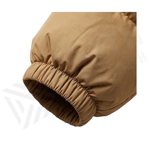 Chaqueta Acolchada para Mujer, Invierno, Cuello Alto, Manga Larga, Relleno de Poliéster Grueso, Resistente al Viento, Color Sólido, Cierre de Cremallera, Corta - Product Image 6