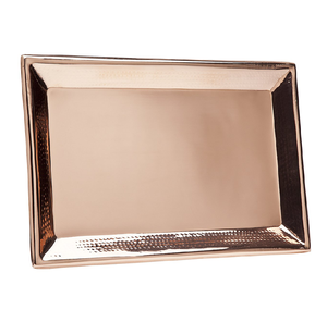 Organizador de cocina rectangular de buena calidad y bandeja de servir decorativa con baño de cobre a un precio dentro de tu presupuesto. - Product Image 1