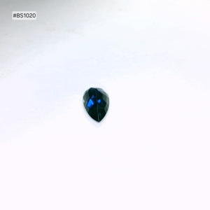 Saphir bleu d'Afrique chauffé, forme poire, 2,7 ct, qualité 3A, 12,10 x 6,70 x 4,30 mm, pierre précieuse en vrac, couleur intense, pour bijoux de créateur - Product Image 4