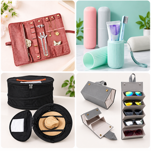 Travel <b>Storage</b> Organizer Bags Packing Cubes Toiletry Bags Portable Jewelry Cases Travel Accessories Dropshipping Service - Product Image 2